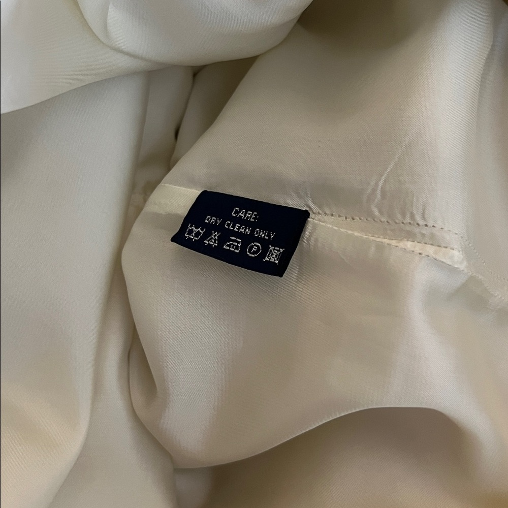 Ralph Lauren Ivory Pencil Trumpet Midi Skirt size 8 - Picture 10 of 13